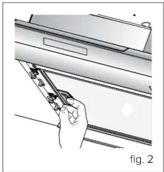 CDA EVX140 - Changing the charcoal filter (re-circulating only) - 1