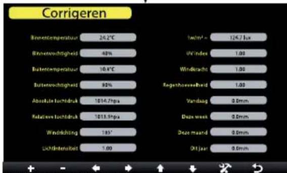 Buienradar BR-2000 - Menustructuur - 6