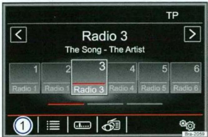 TP Radio 3 The Song - The Artist 1 2 3 4 5 6 Radio 1 Radio 1 Radio 3 Radio 4 Radio 5 Radio 6 ① Bra-2059