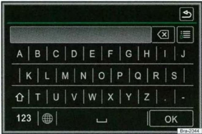 VOLKSWAGEN Discover Pro - Menu telefoonboek (contacten) - 3