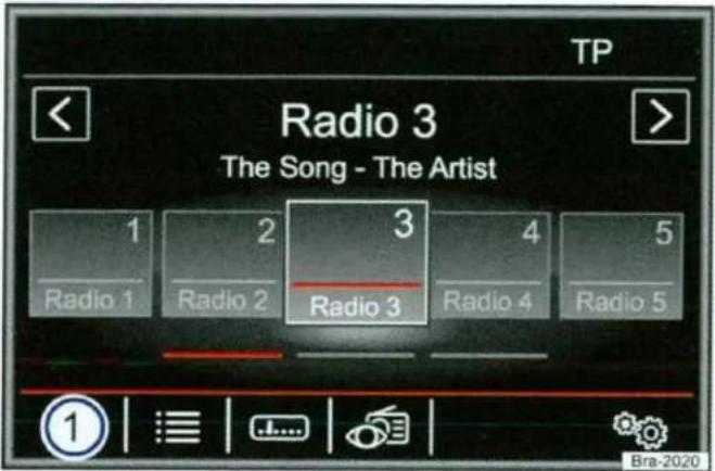 TP Radio 3 The Song - The Artist 1 2 3 4 5 Radio 1 Radio 2 Radio 3 Radio 4 Radio 5 ① Bra-2020
