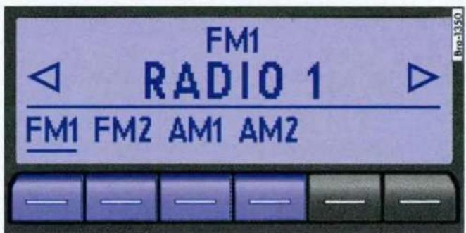 FM1 RADIO 1 FM1 FM2 AM1 AM2