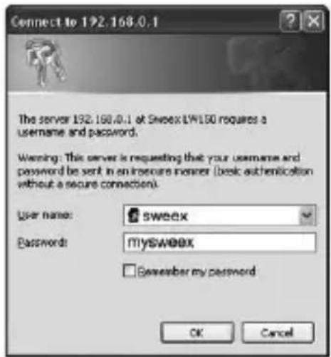 SWEEX LW150UK - Aanmelden op de router: - 1