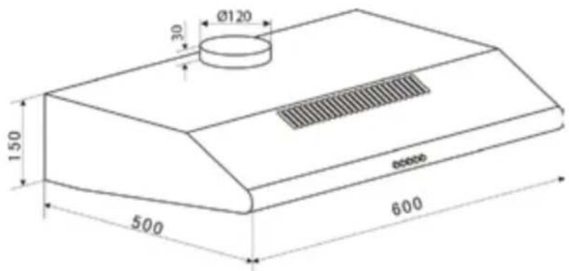 Ø120 30 150 500 600