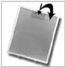 Blank document with a clipboard and arrow icon (no text or symbols)