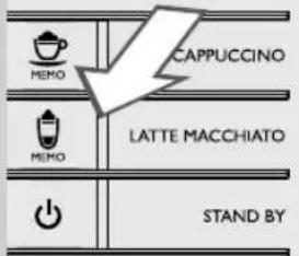 MEMO CAPPUCCINO MEMO LATTE MACCHIATO STAND BY