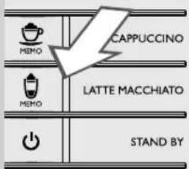 MEMO CAPPUCCINO MEMO LATTE MACCHIATO STAND BY