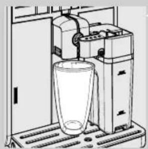 PHILIPS Saeco Moltio HD8886 - Instelling hoeveelheid Latte Macchiato per kopje - 1