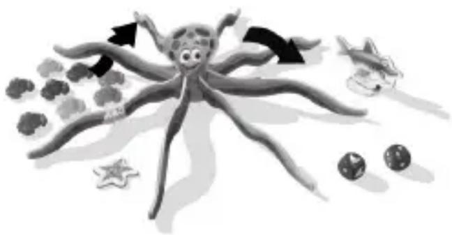 RAVENSBURGER Okkie Octopus - De wedstrijd begint - 2