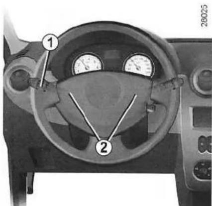 DACIA Logan MCV (2009) - CLAXON EN LICHTSIGNALEN - 1