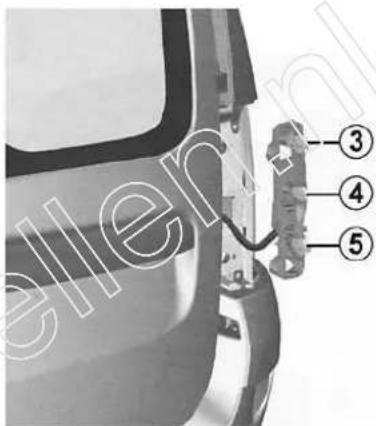 DACIA Logan MCV (2009) - ACHTERLICHTEN: vervangen van een lamp - 3