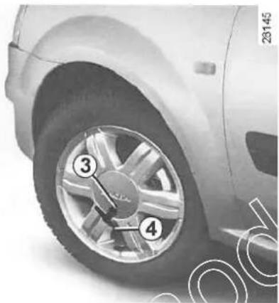DACIA Logan MCV (2009) - Wieldop met onzichtbare wielbouten - 1