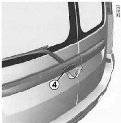 DACIA Logan MCV (2009) - PORTIEREN VERGRENDELEN EN ONTGRENDELEN (vervolg) - 1
