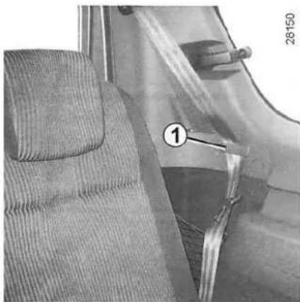 DACIA Logan MCV (2009) - ACHTERSTOELEN VAN DE TWEEDE RIJ: gebruik - 1