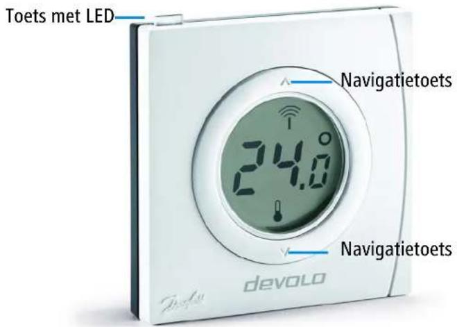 Toets met LED Navigatietoets 24.0° Navigatietoets devolo
