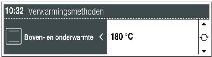 10:32 Verwarmingsmethoden Boven- en onderwarmte < 180 °C