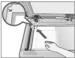 CANON ImageRUNNER ADVANCE C2220i - Originelen op de glasplaat plaatsen - 1