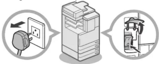 CANON ImageRUNNER ADVANCE C2220i - Voorzorgsmaatregelen bij de behandeling - 3
