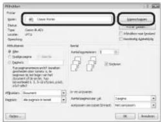 CANON ImageRUNNER ADVANCE C2220i - Eigenschappenscherm van printerstuurprogramma weergeven - 1