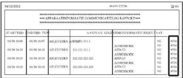 04/12/2012 04/12/2012 APPARAATINFORMATIE COMMUNICATIELOG RAPPOKT** STARTTIJD INDTIJD_TYPE AAN/VAN GEGI VENSINFORMATIE RESULT AAT 04/06 16:06 04/06 16:07 04/06 16:10 04/06 16:10 04/06 16:10 04/06 16:10 AFLEVEREN AFLEVEREN 111.111.111.1 ADRESBROEK AFDUD ADRESBROEK AFDUD ADRESBROEK AFDUD ADRESBROEK NG NG NG NG NG NG NG NG NG NG NG NG NG NG NG NG NG NG NG NG NG NG NG NG NG NG NG NG NG NG NG NG NG NG NG NG NG NG NG NG NG NG NG NG NG NG NG NG NG NG NA