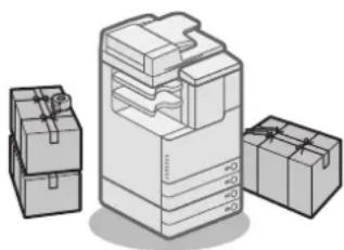 CANON ImageRUNNER ADVANCE C2220i - ■ Verplaatsen van de machine - 1