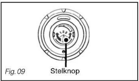 Fig. 09 Stelknop
