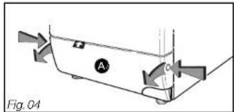 BRANDT OCTO8415E - • Voorste transportblokkering: - 1