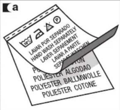 LVAR POR SEPARADO HAND WASH SEPARATELY LAYER SEPAREMENT LAYER A PARTE PALENTY SEPARATEWASCHENI POLIESTER ALGODAO POLIESTER BALLMWOLLE POLIESTER COTONE