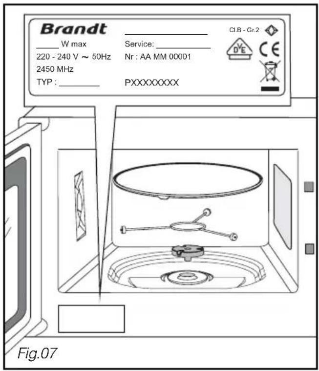 BRANDT ME1055X - ORIGINELE ONDERDELEN - 2