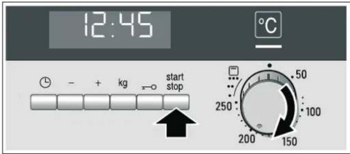 12:45 °C start stop + - - - 250 200 150 50 100