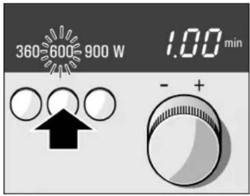 360 600 900 W 1.00 min - + - +