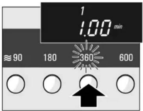 1 1.00 min ≈90 180 360 600