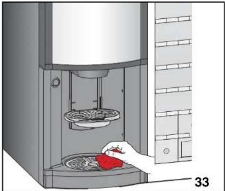 Douwe Egberts Gallery 210 B2C - Reinigen van het koppenplateau - 6