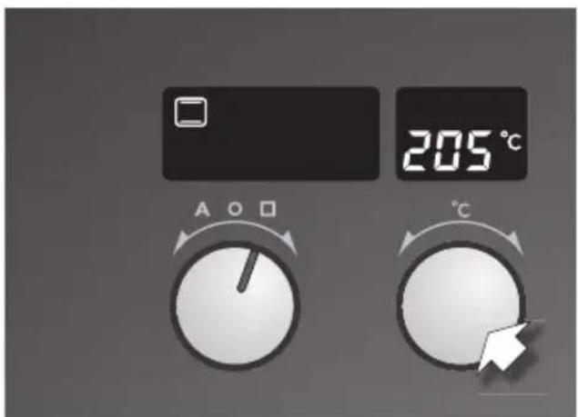 205°C A O D °C