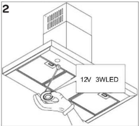 2 12V 3WLED