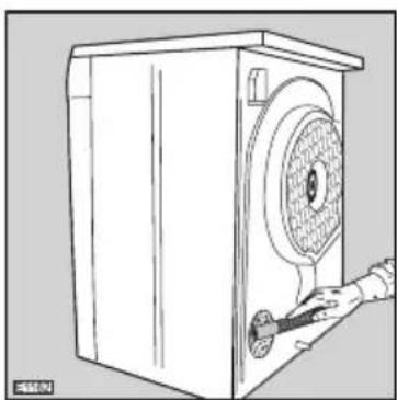 ELECTROLUX EDC77570W - Het achterste luchtrooster schoonmaken - 1