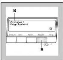 Gebuergen 1 Progr. opsetzen? Control buttons: Input, Output, Control, Output, Control
