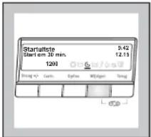 Staruiste Start am 30 min. 12:42 12.15 1200 OK Cancel Options Help Tung