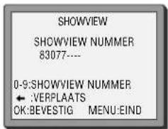 SEG VCR5360B - Timeropnamen met ShowView - 2