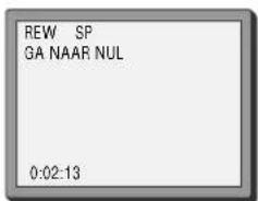 SEG VCR5360B - Resterende tijd en speelduur van de cassette - 2
