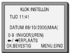 SEG VCR5360B - Datum en tijd instellen - 6