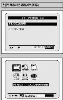 *(SV-665X/SV-465X/SV-265X) ** TIMER ** STANDARD SHOWN/TPN GNDEN/MANU TIMER PROGRAMMISSEN ★ 40% STATUS: