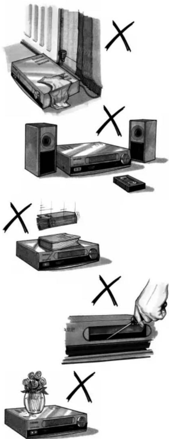 SHARP VC-MH761SVM - STOPCONTACTEN - 1