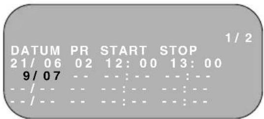 DATUM PR START STOP 21/06 02 12:00 13:00 9/07 - - : - - : - - / - - - - : - - : - - / - - - - : - - : -