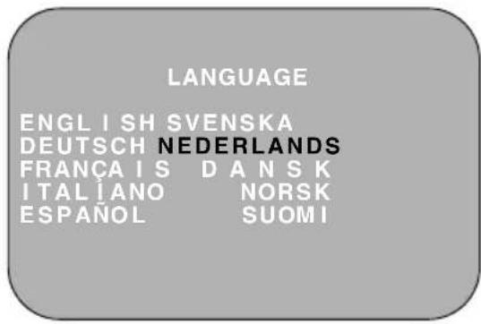 LANGUAGE ENGLISH SVENSKA DEUTSCH NEDERLANDS FRANÇAIS DANSK ITALIANO NORSK ESPAÑOL SUOMI