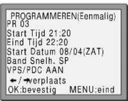 SEG VCR4350 - Timeropnamen met ShowView - 4