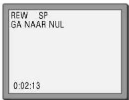 SEG VCR4350 - De positie 0:00:00 oproepen - 1