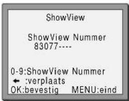 SEG VCR4350 - Timeropnamen met ShowView - 2