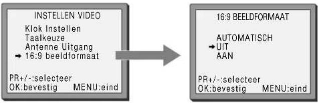 SEG VCR4350 - : 9 Breedbeeld formaat afspelen / opname - 1