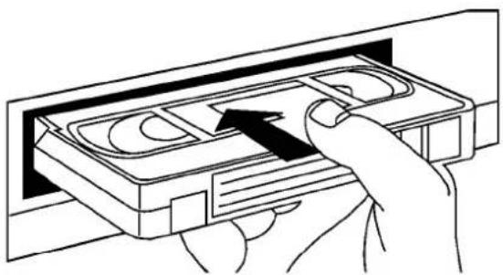 PHILIPS VR805 - Een cassette weergeven - 1
